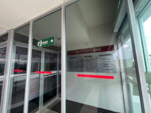 Difusión de Valores en la Entrada de la Secretaria